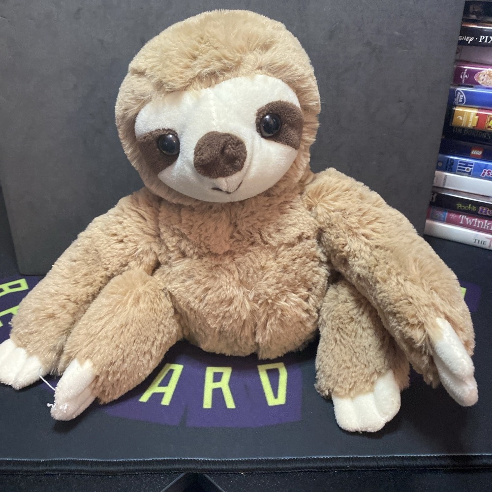 Cupcakes and Cartwheels Sloth Let's Cuddle Security Battery Nice Baby Lovey